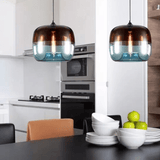 גוף תליה מעוצב דגם עמית, כחול-חום