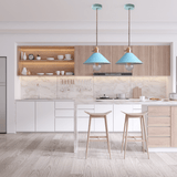 גוף תליה מעוצב דגם סהר, כחול רך